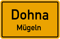 Straßen in Dohna Mügeln