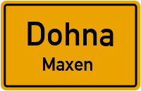 Straßen in Dohna Maxen
