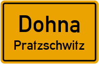 Straßen in Dohna Pratzschwitz