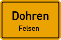 Straßen in Dohren Felsen