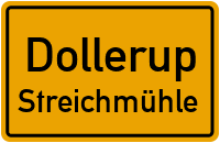 Neue Straße in DollerupStreichmühle