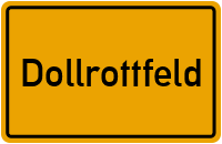Ortsschild von Gemeinde Dollrottfeld in Schleswig-Holstein
