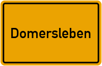 City Sign Domersleben