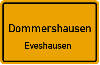 Dorfstraße in DommershausenEveshausen
