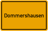 City Sign Dommershausen
