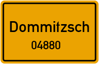 Straßen in 04880 Dommitzsch