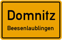 Straßen in Domnitz Beesenlaublingen