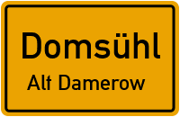 Garwitzer Weg in DomsühlAlt Damerow