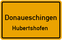 Unterbränder Straße in 78166 Donaueschingen (Hubertshofen)