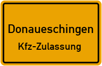 Zulassungstelle Donaueschingen