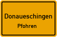 Baarstraße in 78166 Donaueschingen (Pfohren)