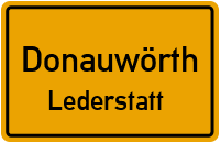 Prinz-Eugen-Straße in DonauwörthLederstatt