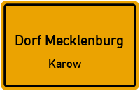 Metelsdorfer Straße in Dorf MecklenburgKarow