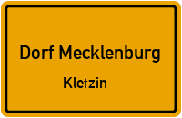 Moidentiner Weg in Dorf MecklenburgKletzin