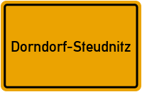 City Sign Dorndorf-Steudnitz
