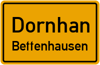 Straßen in Dornhan Bettenhausen