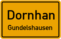Straßen in Dornhan Gundelshausen