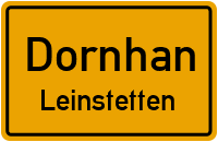 Heimbachstraße in 72175 Dornhan (Leinstetten)