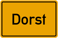 City Sign Dorst