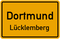 Straßenverzeichnis Dortmund Lücklemberg
