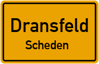 Bahnhofstraße in DransfeldScheden