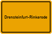 Ortsschild Drensteinfurt-Rinkerode