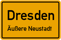 Lößnitzstraße in DresdenÄußere Neustadt