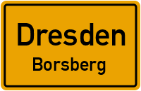 Hochlandstraße in DresdenBorsberg