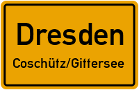 Straßenverzeichnis Dresden Coschütz/Gittersee