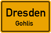Cossebauder Straße in DresdenGohlis