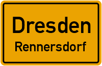 Rennersdorfer Hauptstraße in DresdenRennersdorf