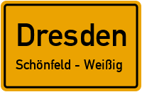 Ebereschenweg in DresdenSchönfeld - Weißig