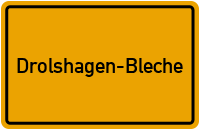 Ortsschild Drolshagen-Bleche