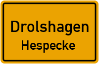 Straßenverzeichnis Drolshagen Hespecke