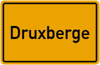 Ortsschild von Gemeinde Druxberge in Sachsen-Anhalt