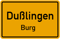 Wielandweg in DußlingenBurg