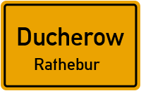 Rathebur Dorfstraße in DucherowRathebur