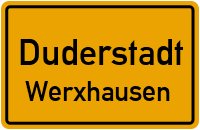 Straßenverzeichnis Duderstadt Werxhausen