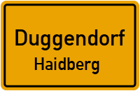 Straßenverzeichnis Duggendorf Haidberg