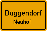 Straßenverzeichnis Duggendorf Neuhof