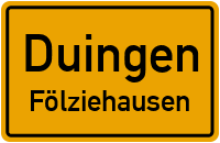 Straßenverzeichnis Duingen Fölziehausen