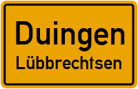 Straßenverzeichnis Duingen Lübbrechtsen