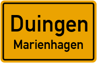 Straßenverzeichnis Duingen Marienhagen