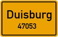 Straßen in 47053 Duisburg