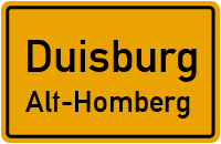 Wilhelmstraße in DuisburgAlt-Homberg