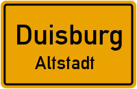 Straßenverzeichnis Duisburg Altstadt