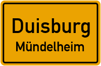 Straßenverzeichnis Duisburg Mündelheim