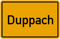 City Sign Duppach