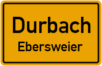 Schulstraße in DurbachEbersweier