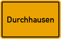 City Sign Durchhausen